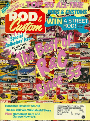 ROD & CUSTOM 1990 AUG - TOP 20 RODS & CUSTOMS